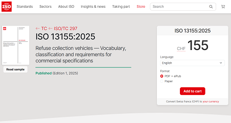 历史性突破 | best365英国在线体育主导！首个由中国企业牵头编制的环卫装备ISO国际标准正式发布！